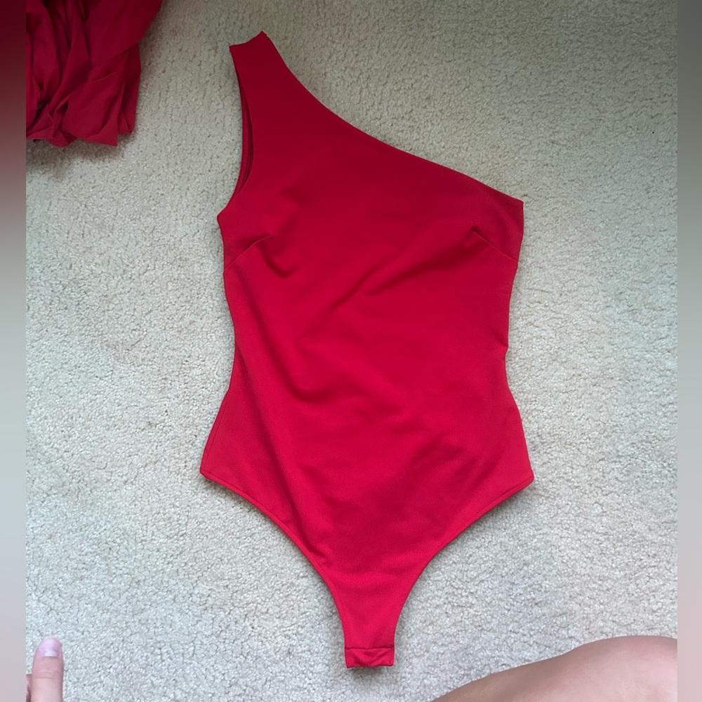 Free people one shoulder body suit